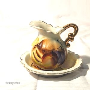 VINTAGE MINATURE PITCHER AND SAUCER SET